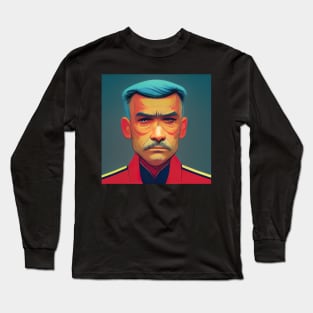 Colonel | Comics Style Long Sleeve T-Shirt